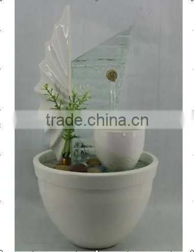 the latest design and fashionable labletop ceramic water fountain
