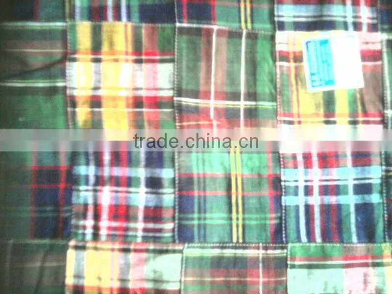cotton checked fabric
