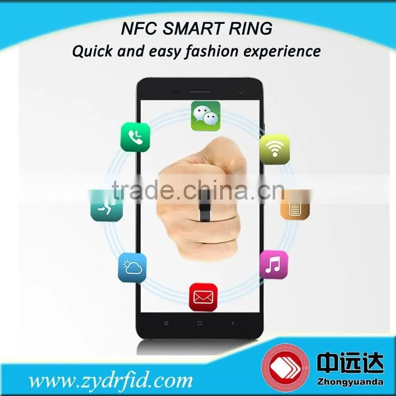 Programmed Multifunction NFC bluetooth ring