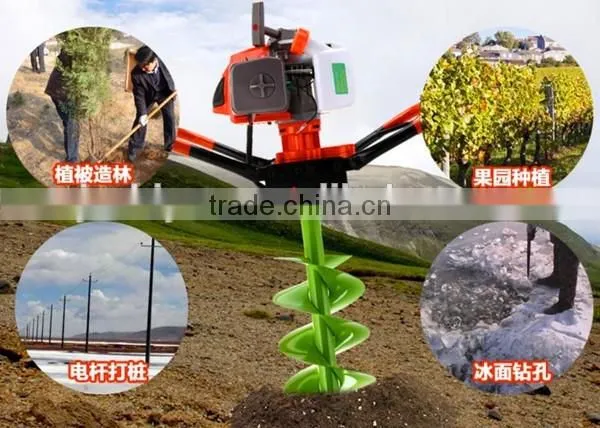52CC Ground Hole Drilling Machines/earth drilling digger machine(Email:millie@jzzhiyou.com)
