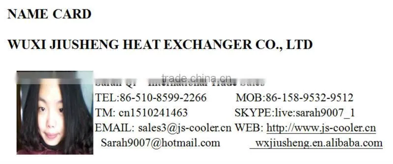 Customized made Aluminum bar plate 600x300x100 intercooler