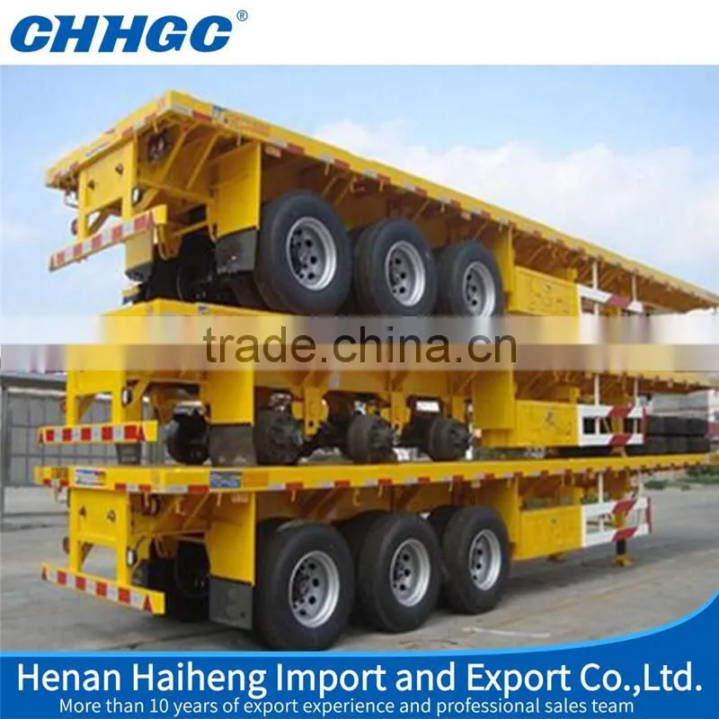 Low Price china flatbed trailer, trailer spare parts, gas trailer