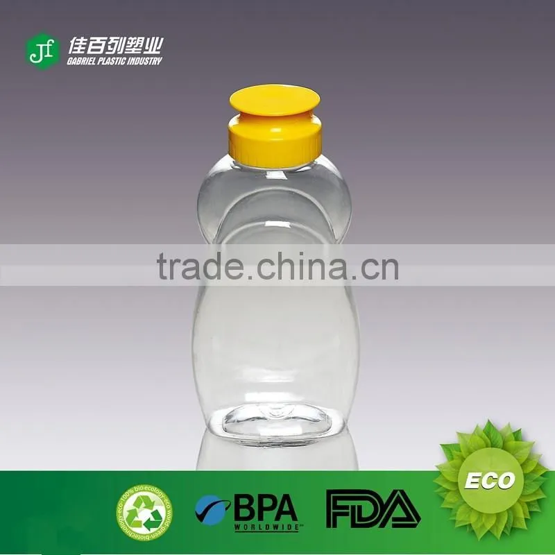 Wholesale pet plastic sauce bottles custom