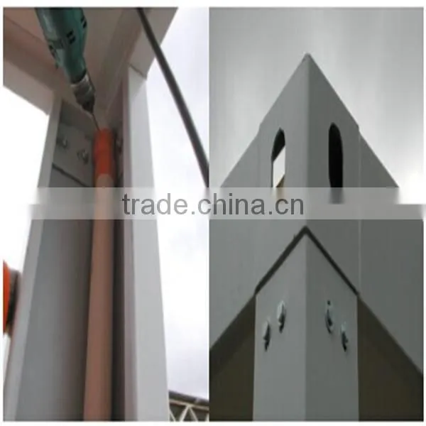 High quality Portable oudoor light steel security guard sentry booth on sale made in china