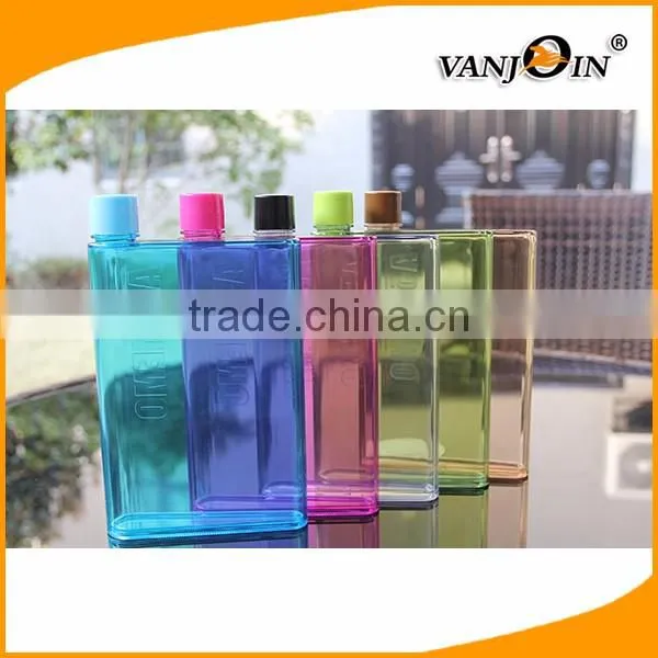 Memobottle A5 Size Slim Reusable Transparent Water Bottle 420ml