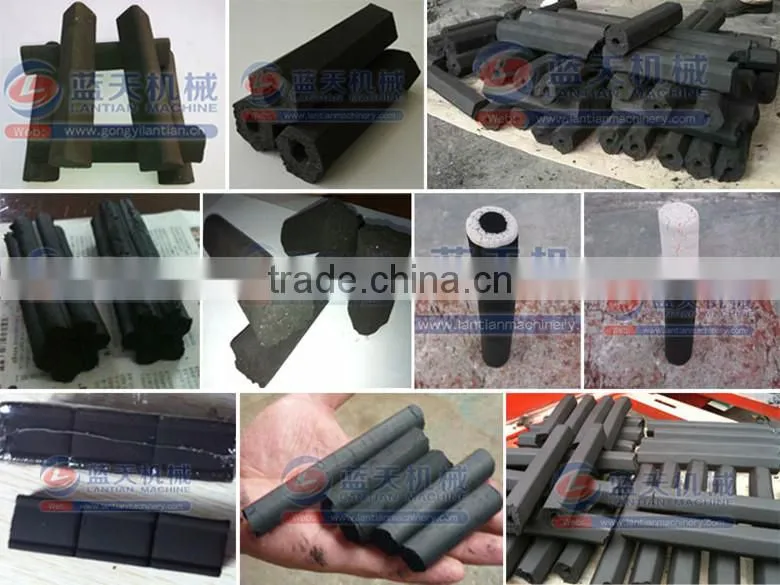 A wet pulverized coal extruded rod machine / Coal rod machine
