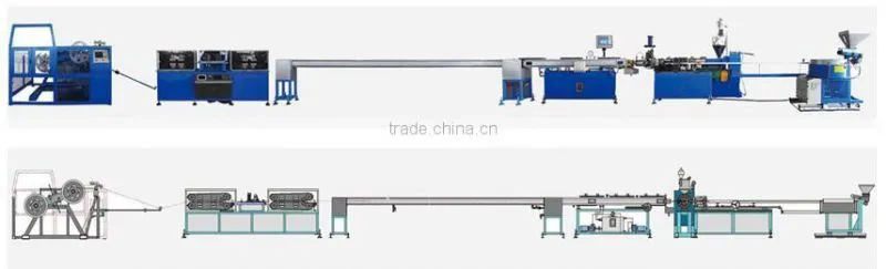 Inline drip irrigation pipe making machine/production line