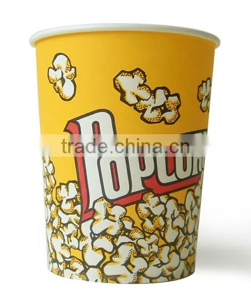 Disposable blister plastic cover for popcorn bucket / plastic lids for popcorn bucket