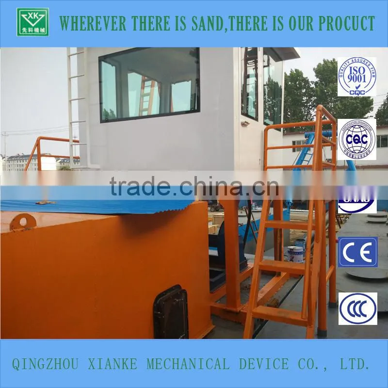 Sand dredger with jet suction head for sea