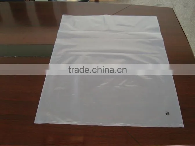 Best quality colorful plastic LLDPE flat bags with or without print