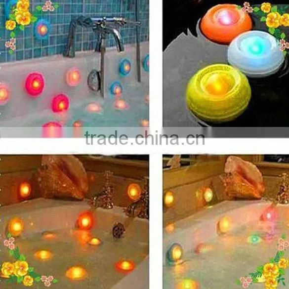 LED floating spa light for bath