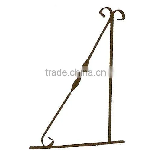 METAL WALL-HUNG HANGING BASKET HOOK