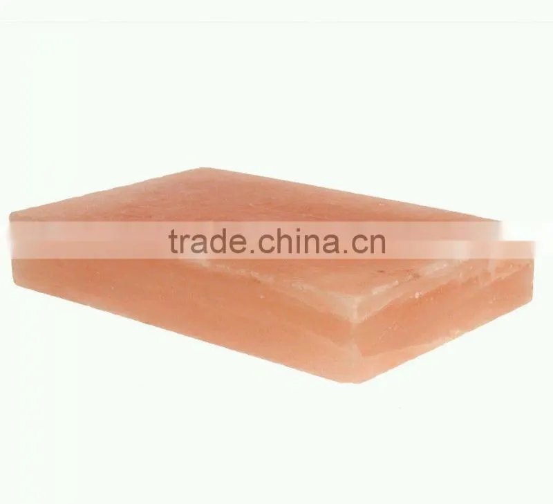 8x4x2 inch Salt Tiles Plates Himalayan Natural Crystal Rock for BBQ Barbecue Cooking searing Serving