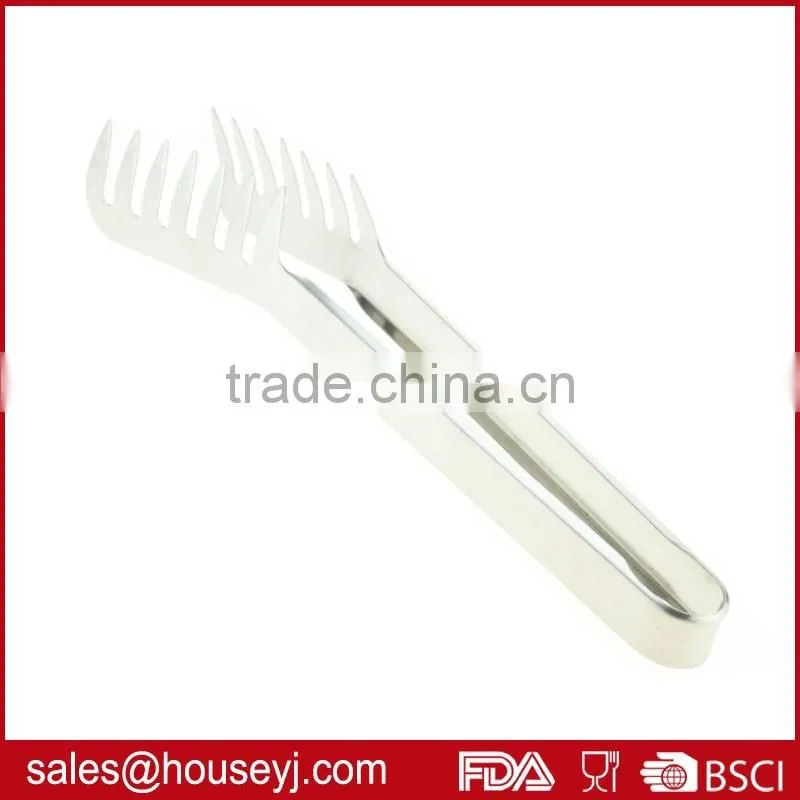 high quality stainless steel spaghetti tongs food tongs bread tongs