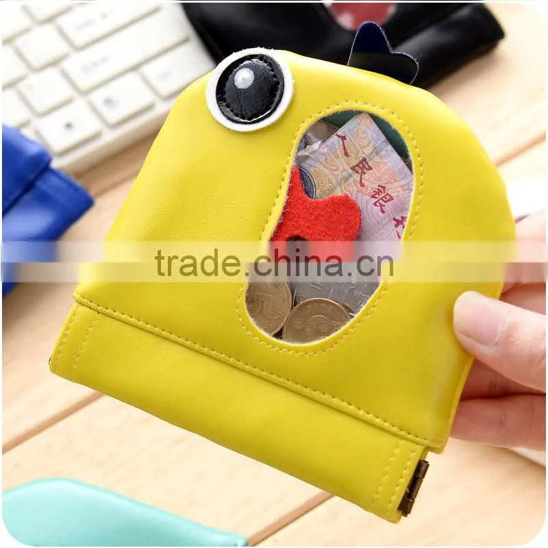 Q1105 Cute little monster zero travel wallet