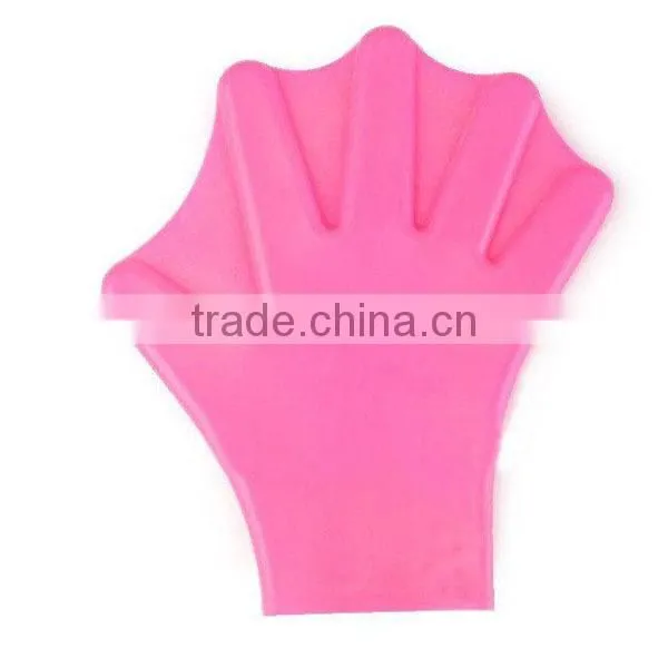 High quality diving equipment silicone waterproof swimming gloves