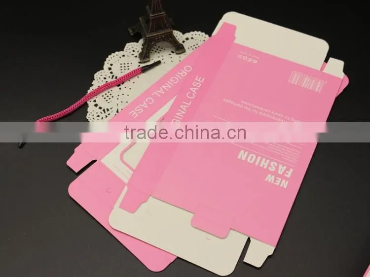 Paper packaging box for Phone case with handle, gift packaging box
