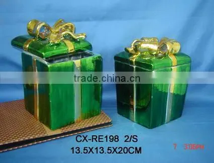 christmas ceramic music box -Ceramic Christmas Gift (hot sell)
