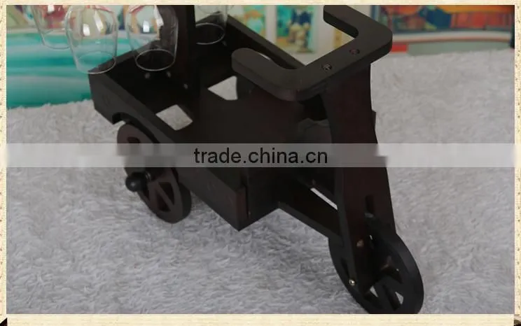 special design animal wine rack for home or hotel decoration horse car shape wine rack