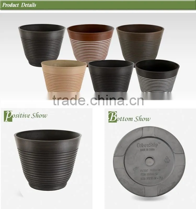 Round Shape plastic plant decoration &New Mould