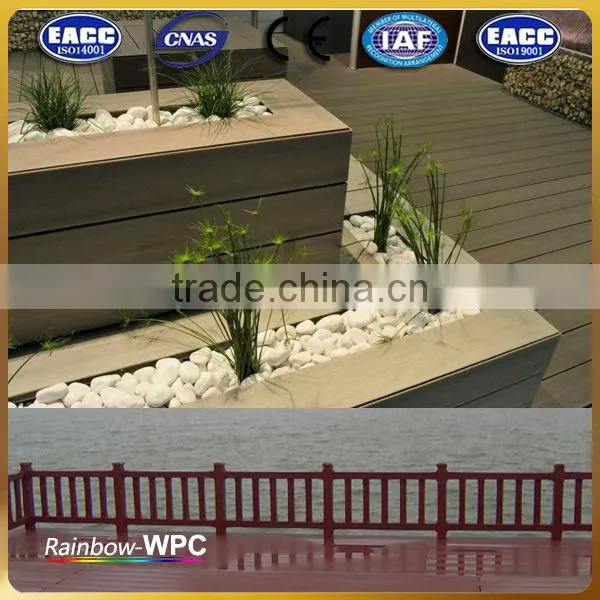 Rainbowwpc High Quality Environmental WPC Keel&Side cover For decking