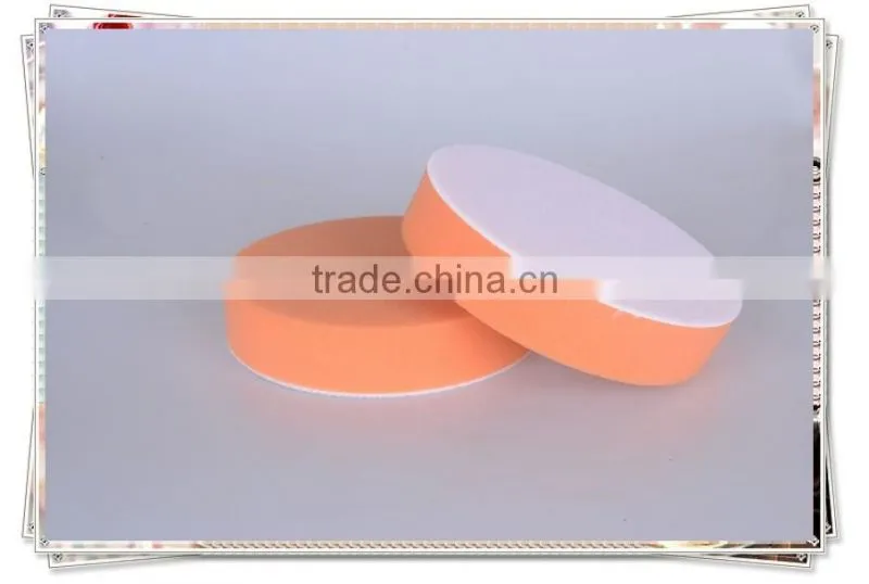 6'' orange car polishing sponge pad buffing foam pads