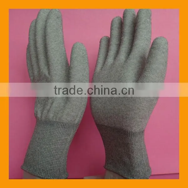 Lint Free Nylon Polyester Seamless Knitted Glove