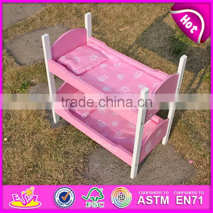2016 New fashion children wooden dolls house furniture for sale W06B021