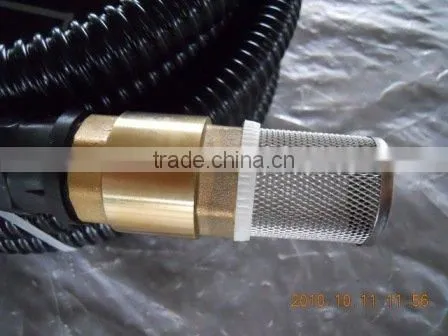Black pvc water suction hose
