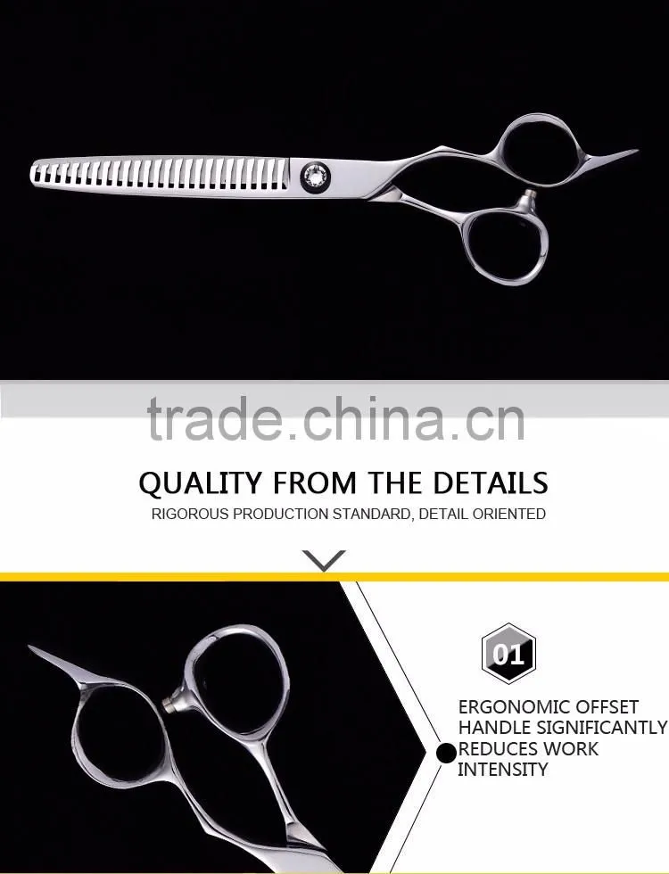 YiJiang 7 inch japanese pet / dog grooming scissors