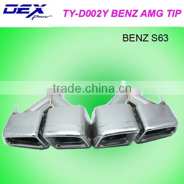 Tianyu DEX dedicated stainless steel racing exhaust muffler tip for BENZ