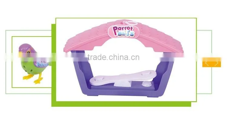 New Item plastic cartoon voice control singing bird toy