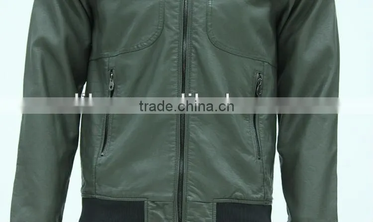 ALIKE motorcycle leather jacket men leather jackets for men