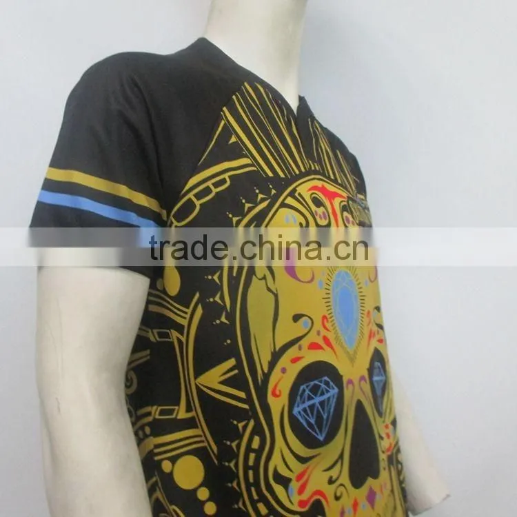 Custom made sublimation rugby jersey, loose/tight style rugby shirts