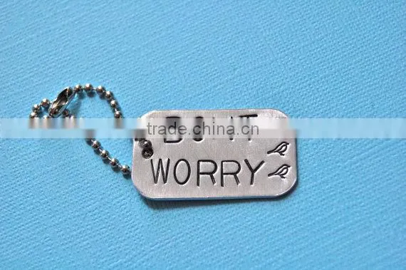 Fashion promotional metal mobile phone key chain for girls