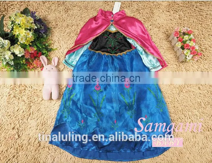 new girls dress costume clothes children dress girls party dress