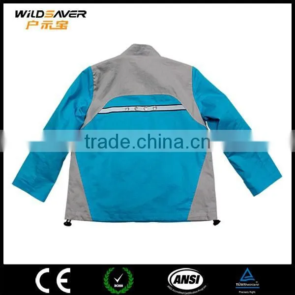 Unique high visibility LED glowing reflective traffic safety kid jacket