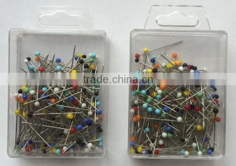 Dressmaking Sewing Straight Pins Round Head Color Pearl Corsage