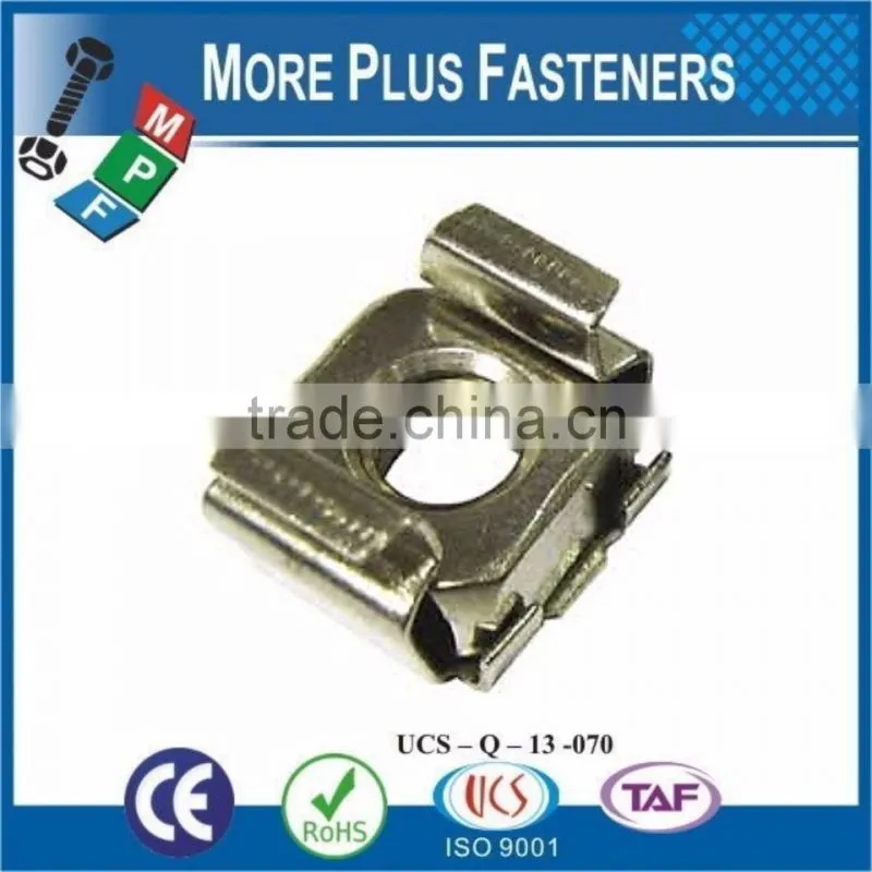 Made in Taiwan Brass Stainless Steel Zinc Plated Cage Nut