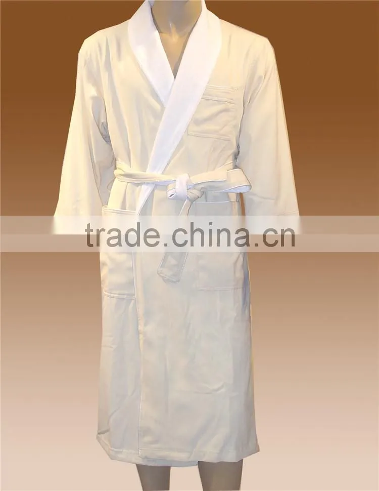 Peach Twill Terry Robe 0003