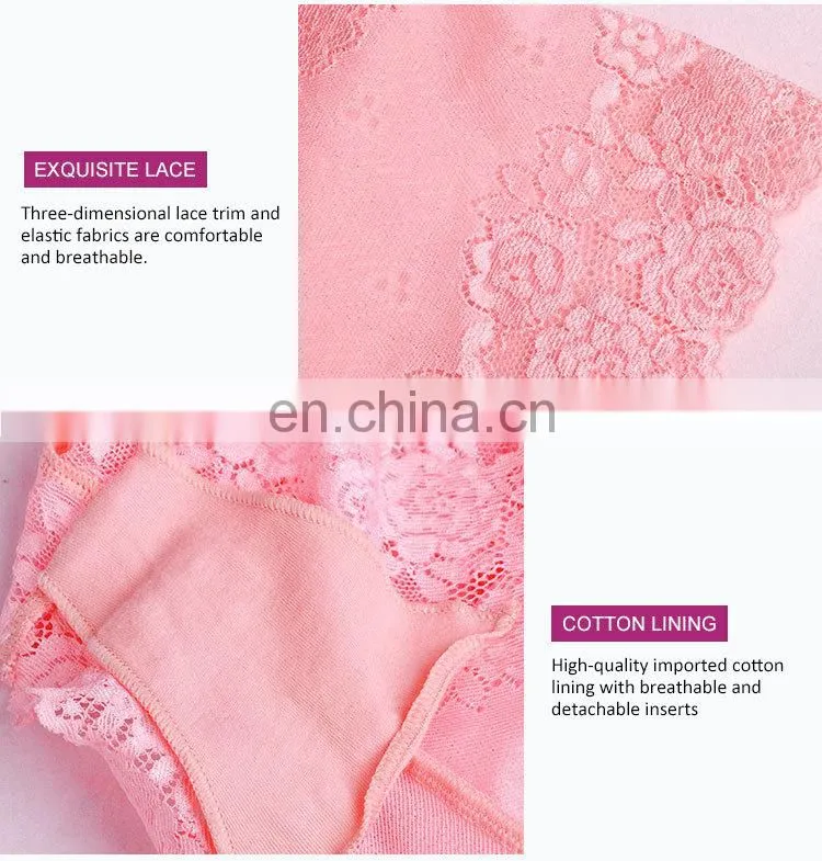 China Supplier Pretty Pattern Young Lady Polyester Women Panties