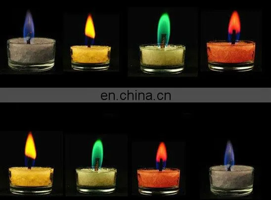 cup shape candles decorated