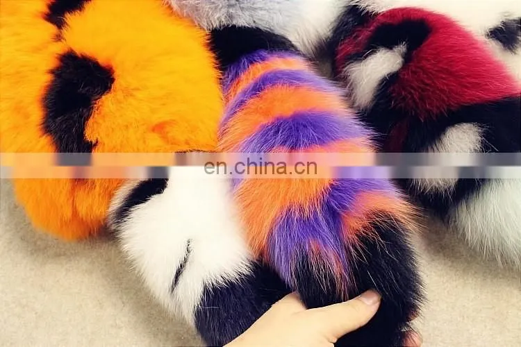 Long Style Wholesale Cheap Good Material Fox Fur Scarf 2016 Women