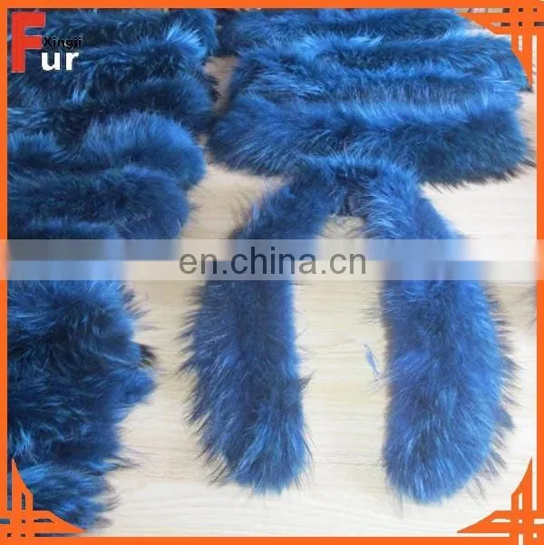 Real raccoon fur collar for down coat