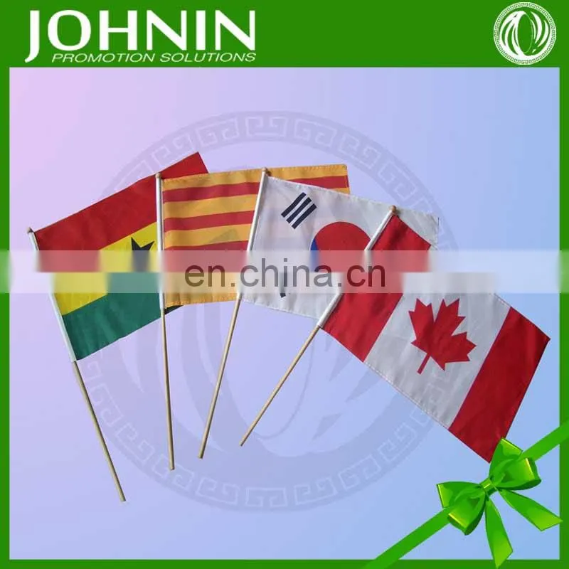 OEM high quality promotional custom hand waving flags