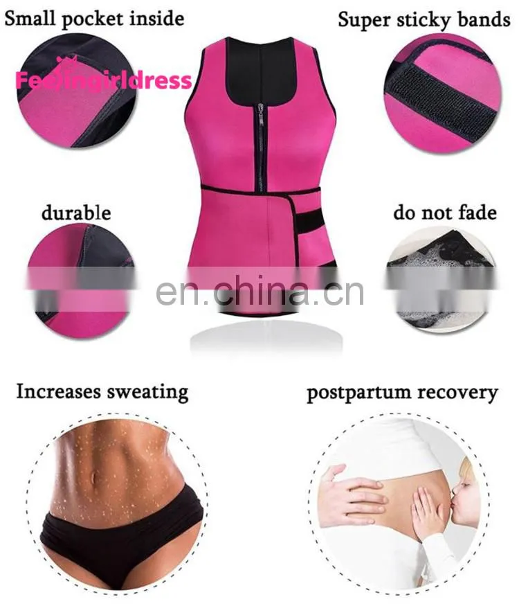Slimming Belt Abdomen Sauna Waist Shaper Lose Weight Fitness Neoprene Body Shaper Vest