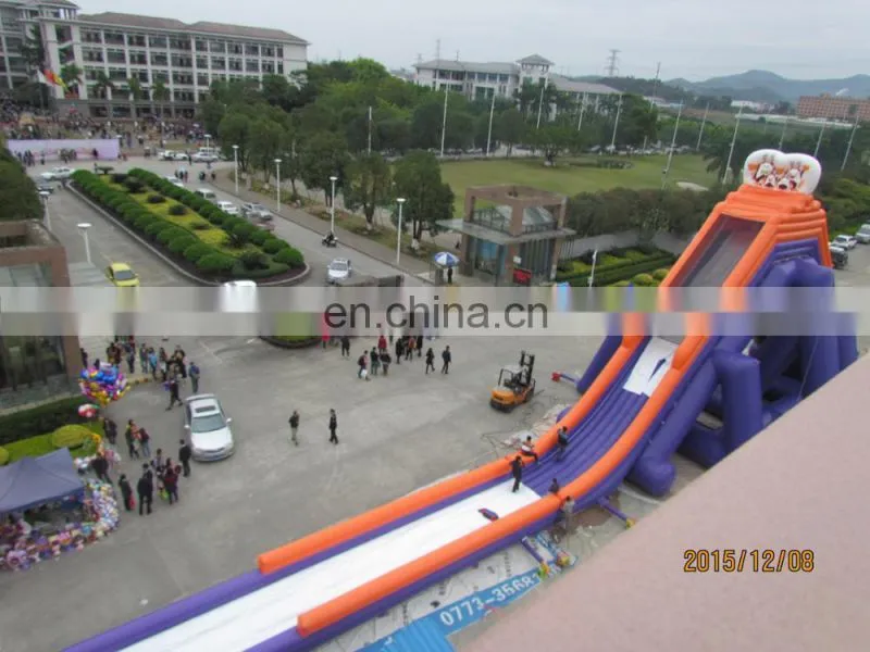 Good quality giant slide adult inflatables sale lake inflatable water slides for kids and adults