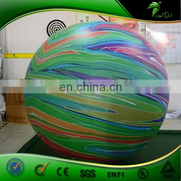 Full UV Printing Inflatable Advertising Balloon , PVC Gaint Inflatable Colorful Helium Sky Sphere Balloon for Event