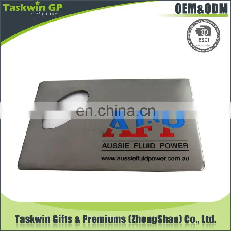 Manufacture Stainless Iron Bottle Opener with CMYK paint printed LOGO, Laser LOGO for promotional