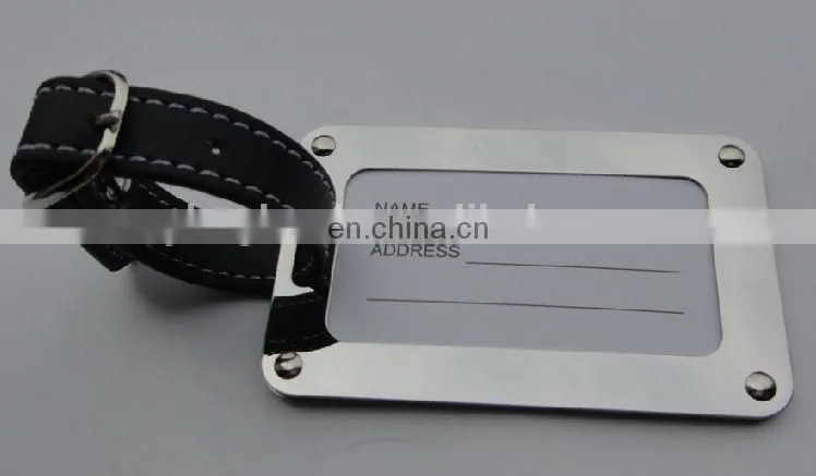 wholesale colorful aluminum luggage tag with logo